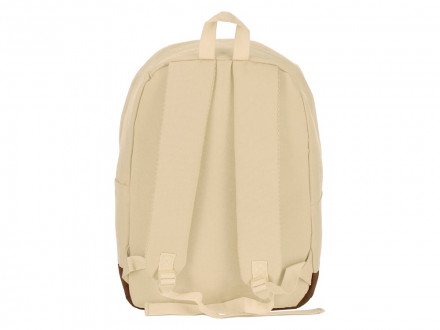 Рюкзак Shammy с эко-замшей для ноутбука 15, молочный