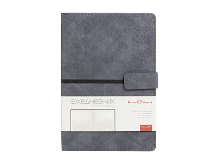 Ежедневник недатированный А5 Lyon, серый