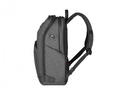 Рюкзак VICTORINOX Architecture Urban 2 Deluxe Backpack 15, серый, полиэстер/кожа, 31x23x46 см, 23 л