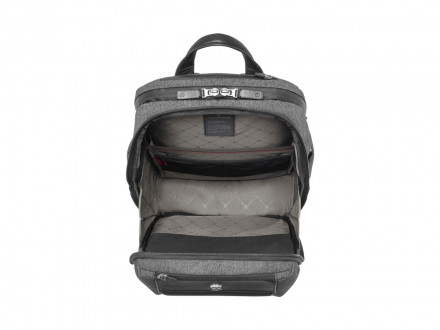 Рюкзак VICTORINOX Architecture Urban 2 Deluxe Backpack 15, серый, полиэстер/кожа, 31x23x46 см, 23 л