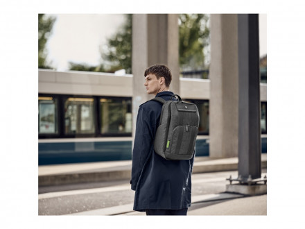 Рюкзак VICTORINOX Architecture Urban 2 Deluxe Backpack 15, серый, полиэстер/кожа, 31x23x46 см, 23 л