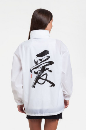 Ветровка «Вечные ценности. Любовь», белая