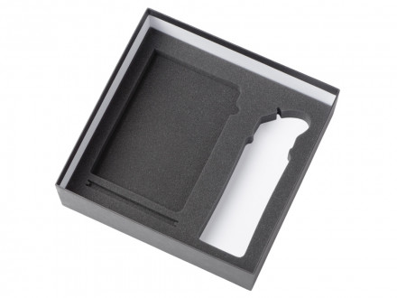 Подарочный набор c блокнотом C2, ручкой и бутылкой, серый