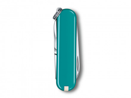 Нож-брелок VICTORINOX Classic SD Colors Mountain Lake, 58 мм, 7 функций, тёмно-бирюзовый