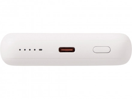 Магнитный внешний беспроводной аккумулятор Polarix, QC/PD, 10000 мАч, слоновая кость