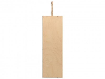 Пенал на 1 бутылку с грифельной крышкой, натуральный