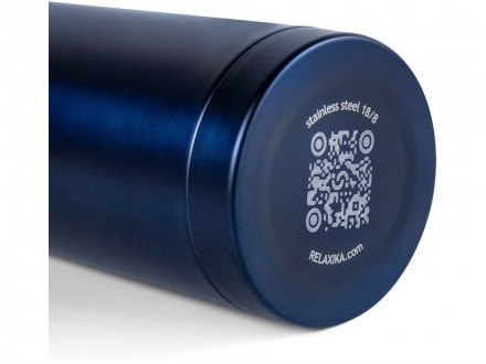 Термос Relaxika 101 (0,75 литра), темно-синий (без лого)