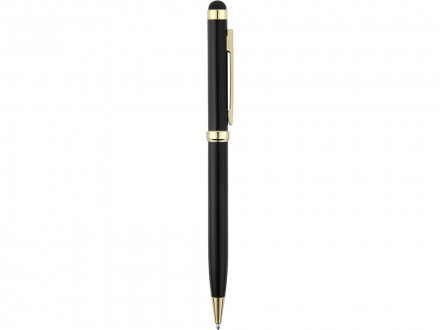 Ручка шариковая Голд Сойер со стилусом, черный