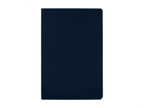 Бизнес тетрадь А5 Megapolis flex 60 л. soft touch клетка, темно-синий