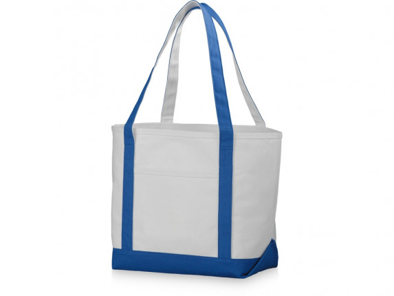 Сумка Premium, натуральный/ярко-синий