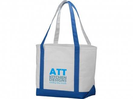 Сумка Premium, натуральный/ярко-синий