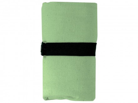 Сумка Fixy из переработанного хлопка с фиксирующей эластичной лентой, зеленое яблоко