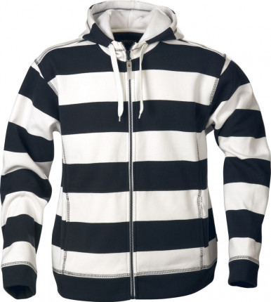 Толстовка мужская Prescott, белая и темно-синяя