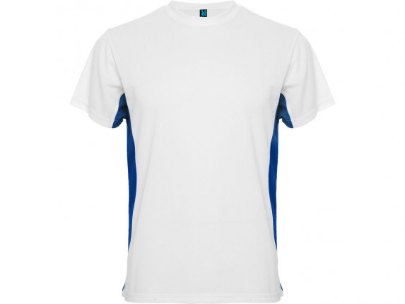 Спортивная футболка Tokyo мужская, белый/королевский синий