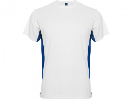 Спортивная футболка Tokyo мужская, белый/королевский синий