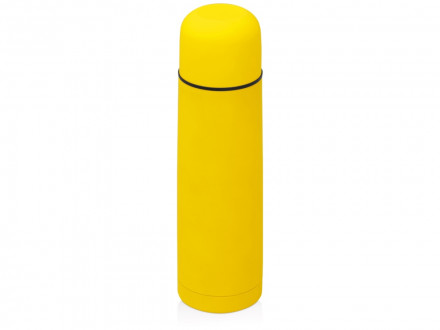 Термос Ямал Soft Touch с чехлом, 500мл, желтый
