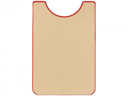 Картхолдер для телефона с отверстием для пальца, красный