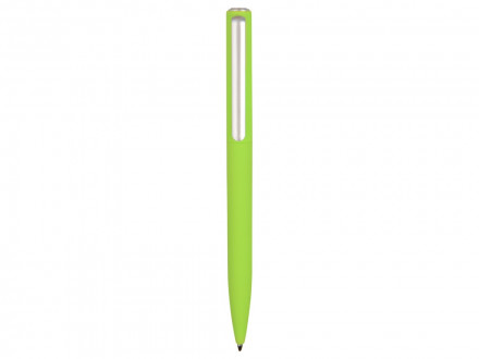 Ручка шариковая пластиковая Bon с покрытием soft touch, зеленое яблоко (Р)