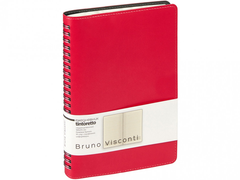 Ежедневник А5 Tintoretto, красный