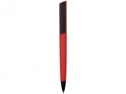 Ручка пластиковая шариковая C1 софт-тач, красный