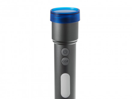 Фонарь аккумуляторный с регулируемым фокусом Vortez, 9 режимов, 650 Лм