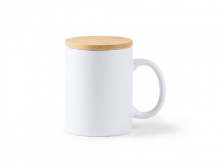 Керамическая кружка BERRY Eco line объемом 370 мл., белый