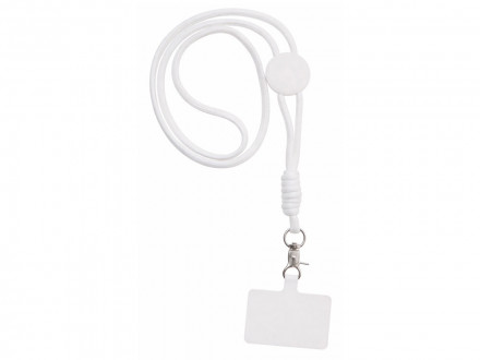 Ремешок на шею для телефона Нэко, белый