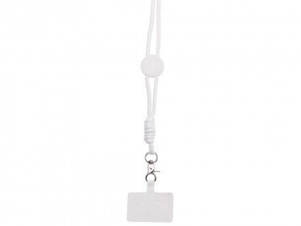 Ремешок на шею для телефона Нэко, белый