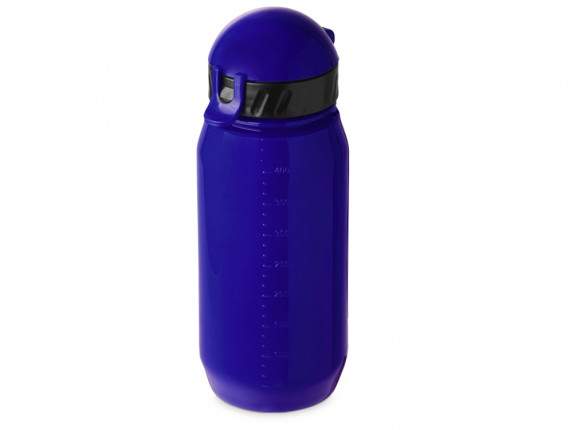 Бутылка для воды с трубочкой Little, 400 мл, синий