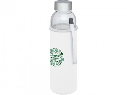 Спортивная бутылка Bodhi из стекла объемом 500 мл, белый