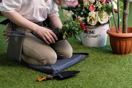 Подушка под колени Soft Landing, светло-серая