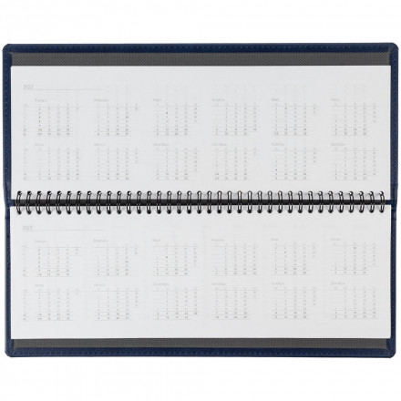 Планинг Latte, недатированный, синий