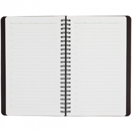 Ежедневник Scroll, недатированный, бордовый