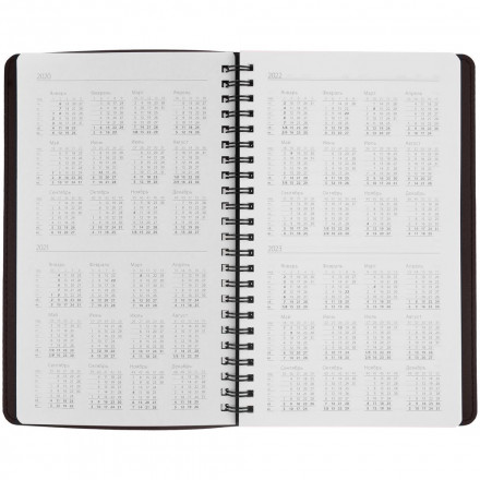 Ежедневник Scroll, недатированный, бордовый