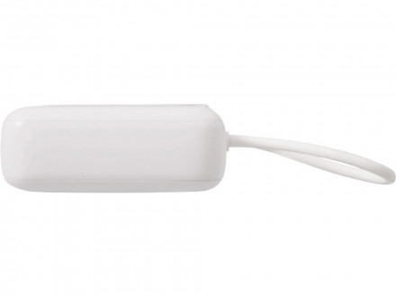 Внешний аккумулятор со встроенным кабелем Liri, QC/PD, 10000 мАч, теплый белый