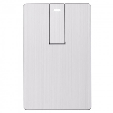 Флешка Platinum Card, 8 Гб, серебристая