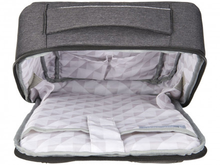 Изящный компьютерный рюкзак с противоударной защитой Zoom 15, темно-серый