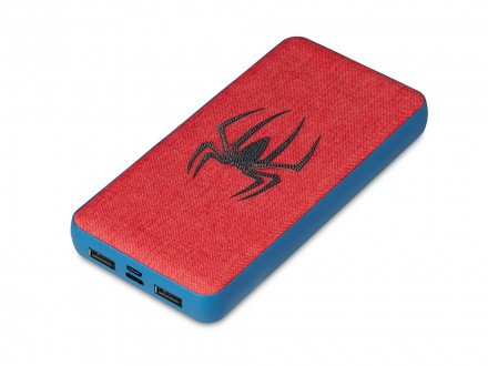 Портативное зарядное устройство с возможностью полноцветной печати на ткани и нанесения силиконового 3D-лого по индивидуальному дизайну клиента