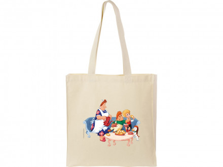 Сумка 250 г/м2 с донной складкой Карлсон, натуральный