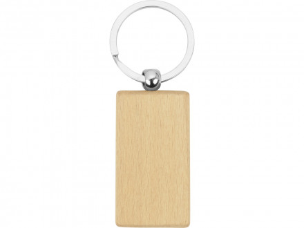 Брелок Wood RCT прямоугольный, бежевый