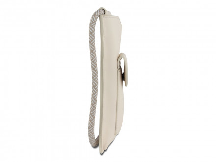 Сумка-чехол для мобильного телефона BUGATTI Almata, бежевая, полиуретан, 11x2x18 см