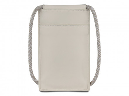 Сумка-чехол для мобильного телефона BUGATTI Almata, бежевая, полиуретан, 11x2x18 см