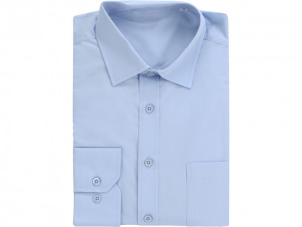 Рубашка Houston мужская с длинным рукавом, голубой