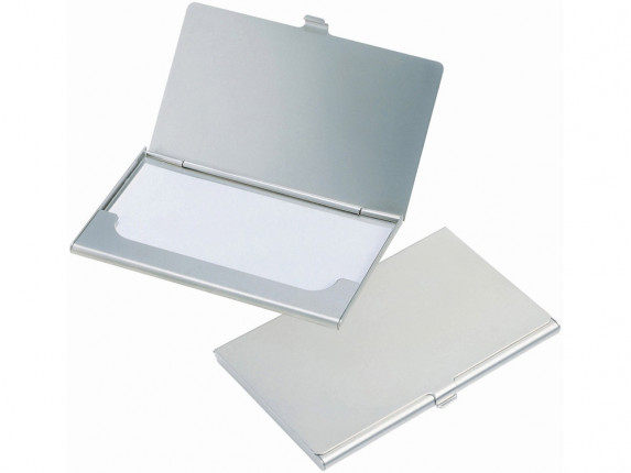 Визитница Singapore, серебристый