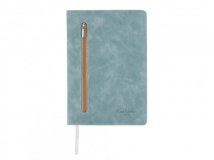 Записная книжка Pierre Cardin голубая, 14 х 20,5 см