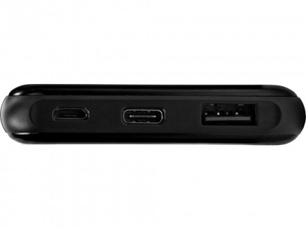 Внешний аккумулятор Forge v.2, металл, 10000mah, черный