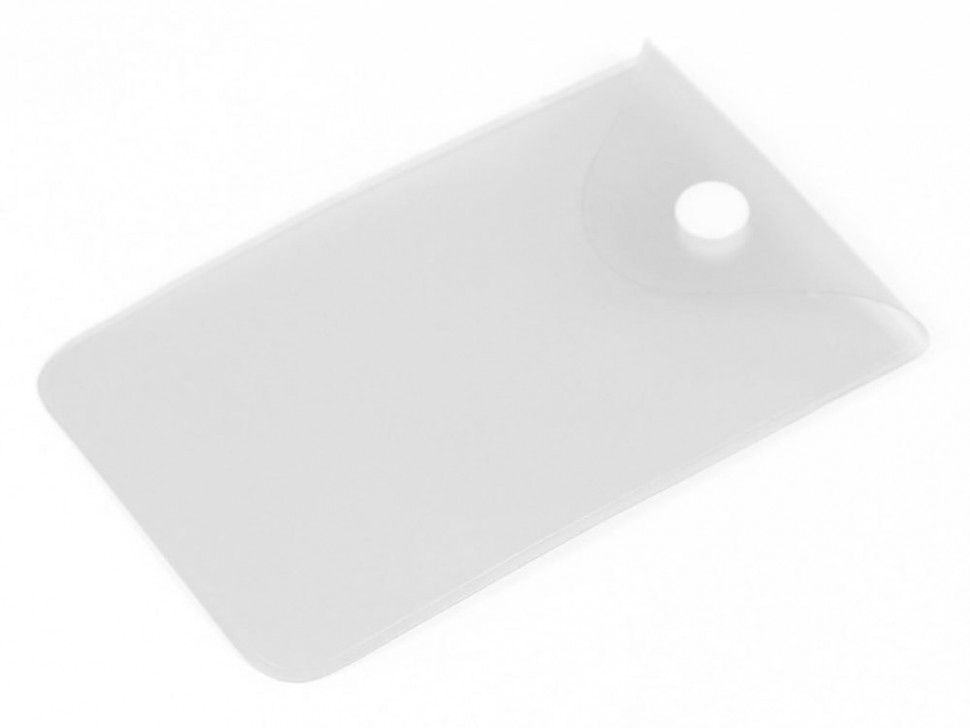 Прозрачный кармашек PVC, белый цвет