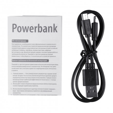 Внешний аккумулятор Twist 4000 mAh, красный