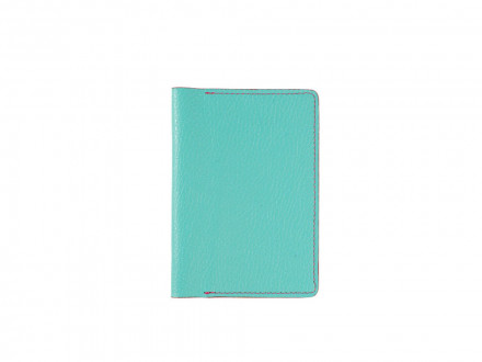 Обложка для паспорта Valerie Concept PSC9, бирюзовый/фуксия