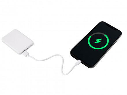 Внешний аккумулятор Simp, 5000 мАч, белый